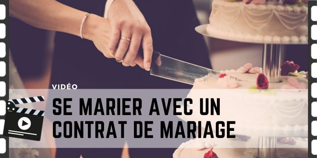 se marier avec un contrat de mariage